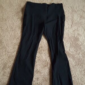 Black maternity dress pants